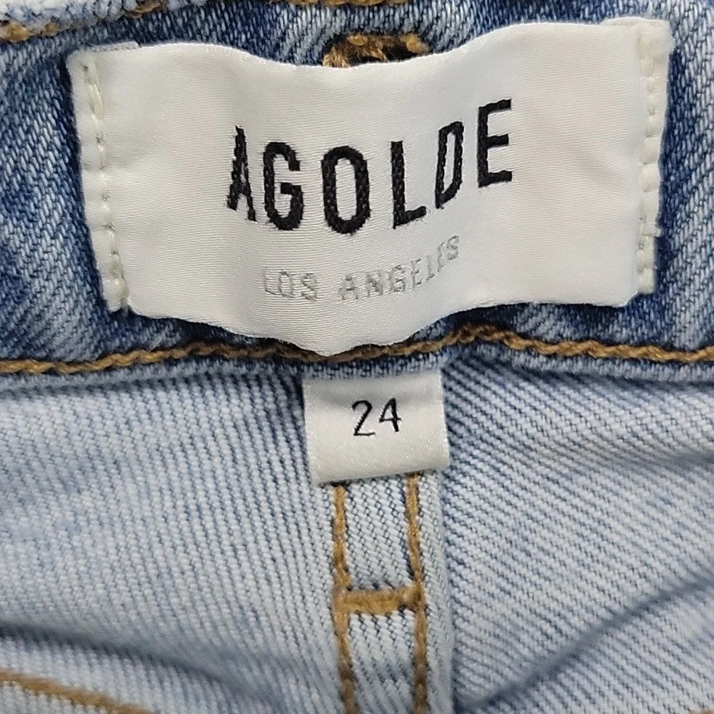 Agolde Nico Button-fly Jeans Size 24 - Picture 3 of 12